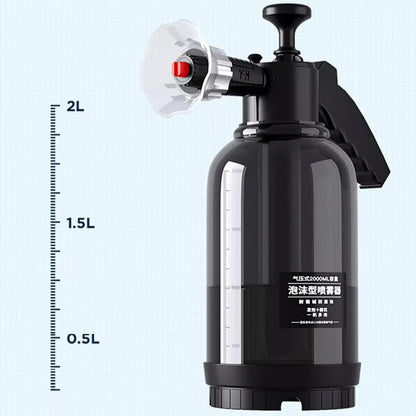 Car Foam Sprayer 2L Snow Foam Sprayer Pump Action Pressure Bottles for Gardening