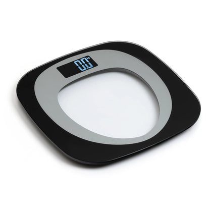 Custom Logo Large LCD Display Digital Personal Weighing Scale Standard Quality Tempered Glass Skid Proof Maximum Weight 180kg