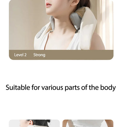 Multifunctional Cervical Massager Shoulder Neck Hot Compress Trapezius Muscle Massager