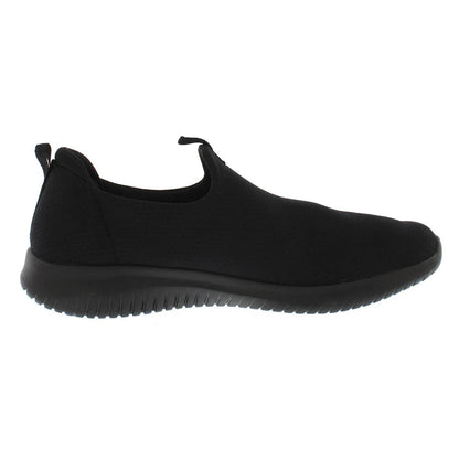 For Ultra Flex-Gracious Touch Women's Retro Sneakers Black Height Increasing Low Walking Shoes with Mesh Lining Made China