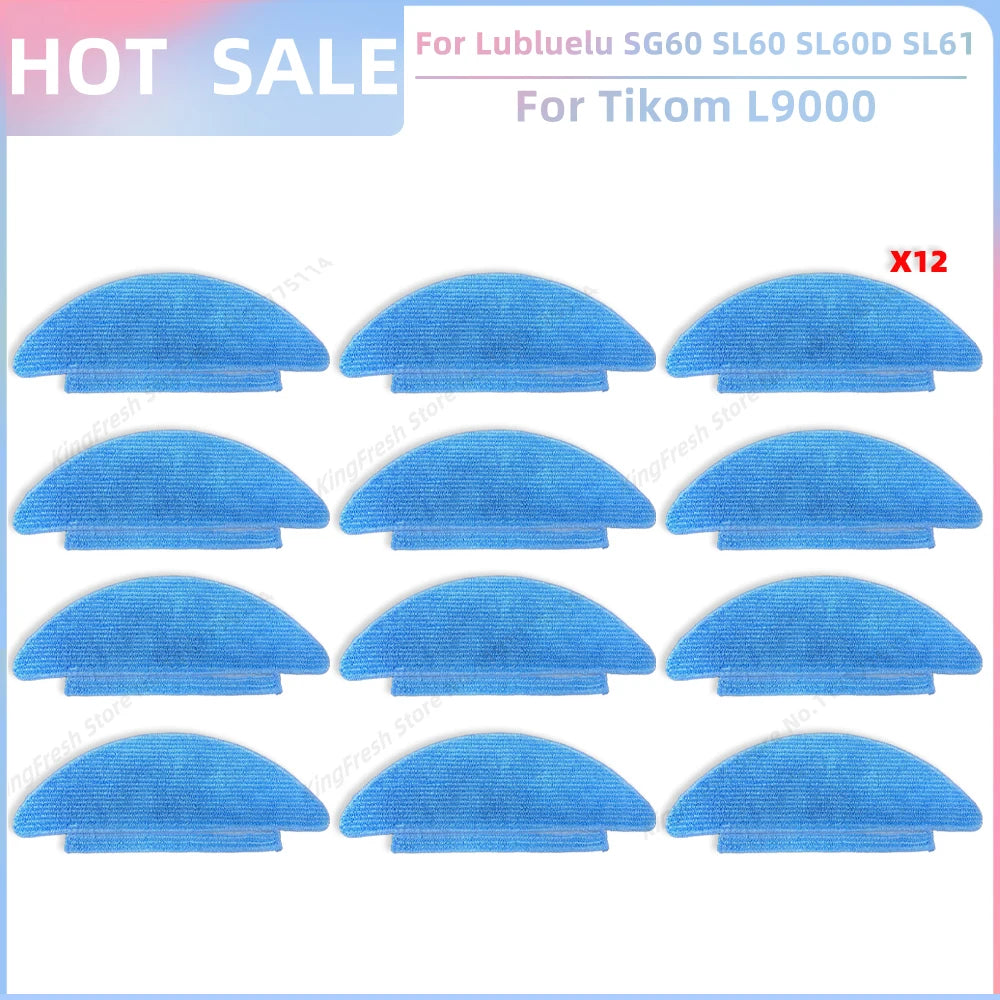 Fit For Lubluelu SG60 SL60 Plus SL60D SL61,Tikom L9000 L8000,Agaro Alpha,Laresar L6 Nex Parts Main Roller Brush Filter Mop Cloth