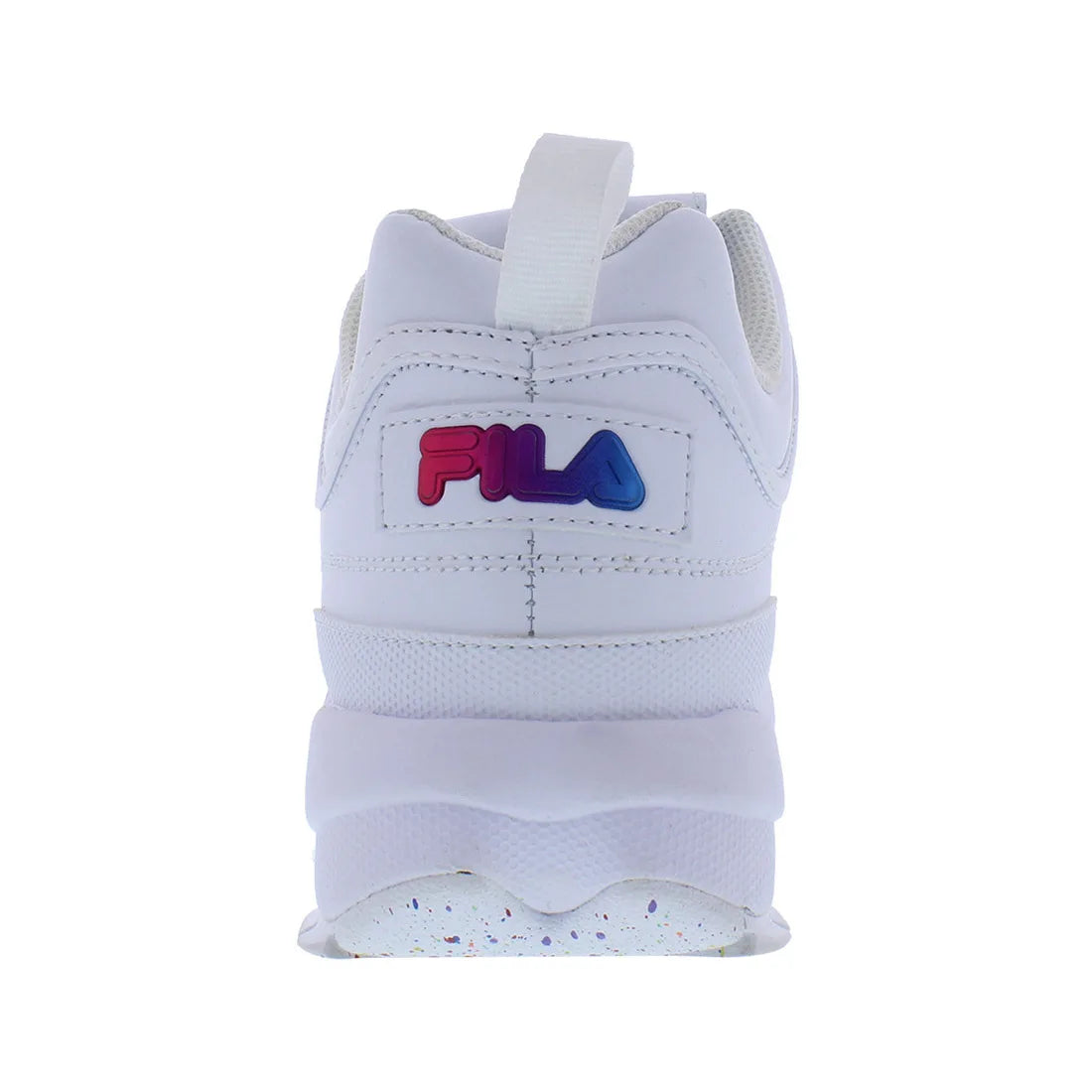 Fila Disruptor II Pride Women's Sneakers White/Red/Red Orange Lightweight and Soft Walking Style Illuminated | 100% Authentic