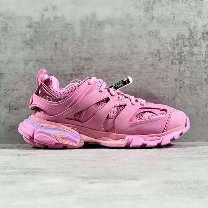 Couple Thick Soled Height Increasing Shoes Shoelaces with LED Lights Designer Men's Running Shoes Luxury Walking Style Shoes