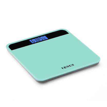 Temper Glass Bathroom Scale with LCD Display 180kg Capacity Slim Compact Portable Digital Body Weight Floor Scale Household Use