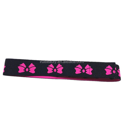 Custom Logo Hair Lace Non Slip Wig Grip Band Adjustable Nylon Black Elastic Band for Wigs Melt Band for Wigs Bulk