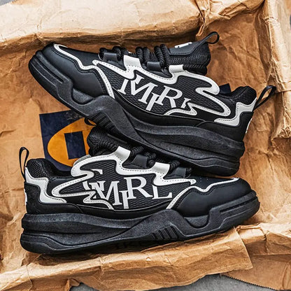 Designer Men's Casual Sports Shoes Breathable Comfortable Durable Outdoor Sneakers Black White Blue 2026