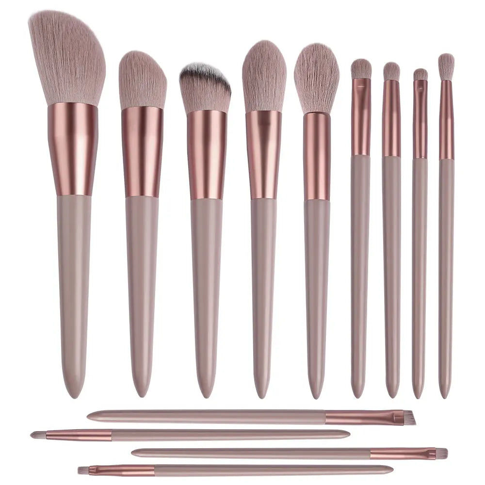 New 13PCS Makeup Brushes Set Super soft detail brush Blush Brush Foundation Concealer Contour Eyeshadow Brush Women Beauty Tools
