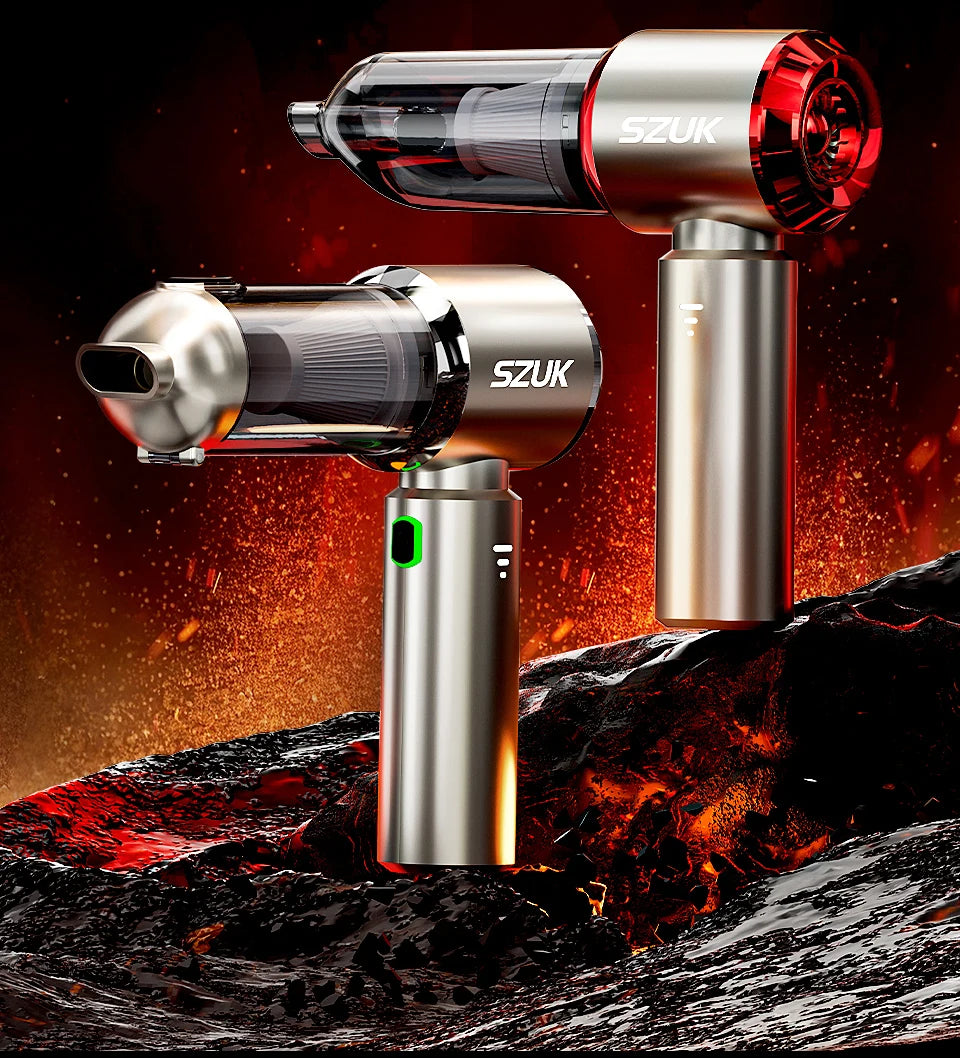 SZUK New Mini Car Vacuum Cleaner 985000Pa Wireless Vacuum Cleaner Powerful Suction Handheld Portable Vacuum Cleaner for car