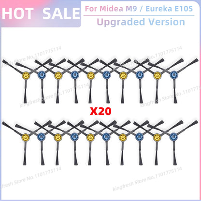 Fit For ( Midea M9, Eureka E10S, Eureka E20 Plus, Midea VCR S10 Plus, PObode A8 ) Parts Main Roller Side Brush Filter Mop Cloth