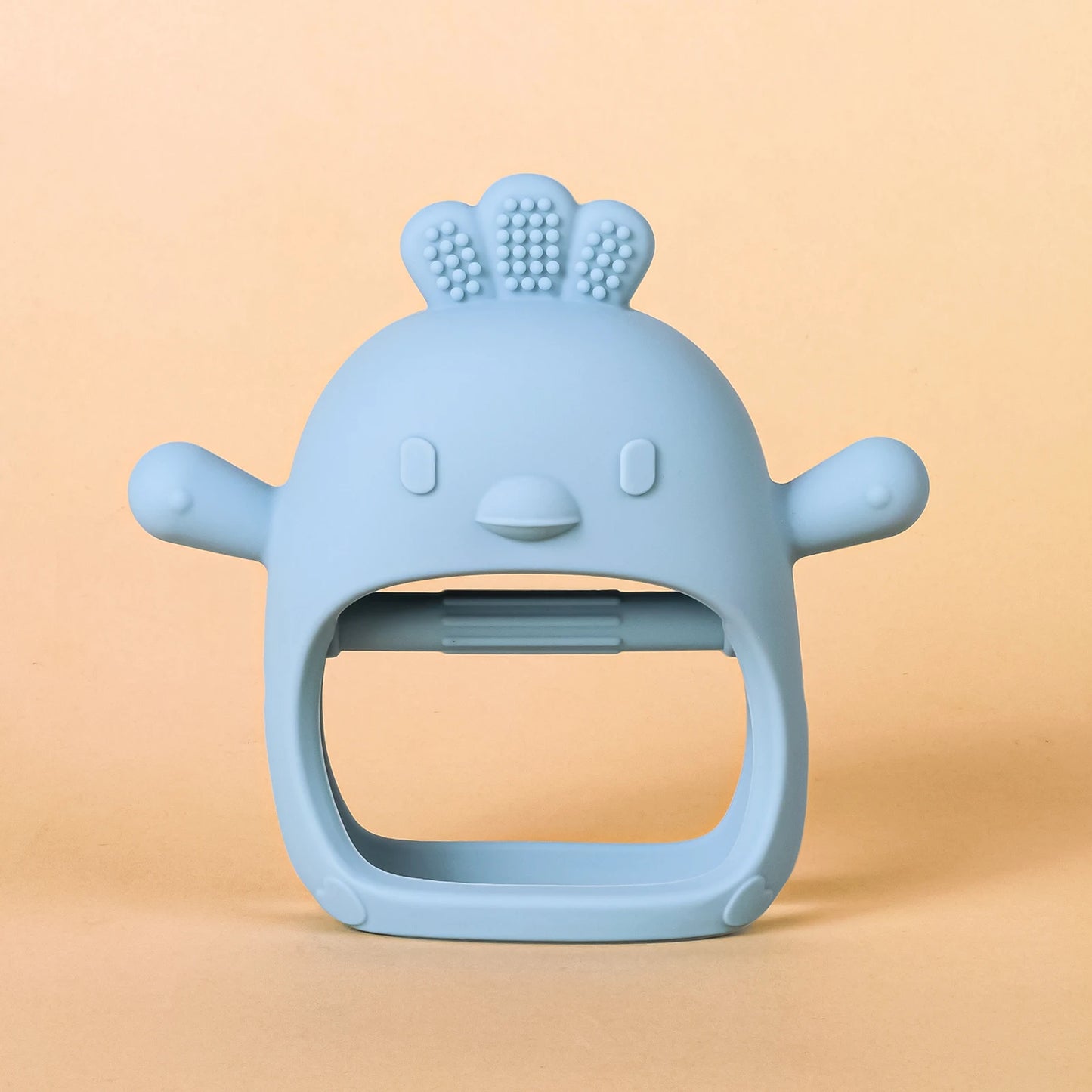 Baby Teether Chick Gloves Teether Silicone Anti-eating Hand Molar Stick Massage Gums Baby Anti-biting Teether Baby Accessories