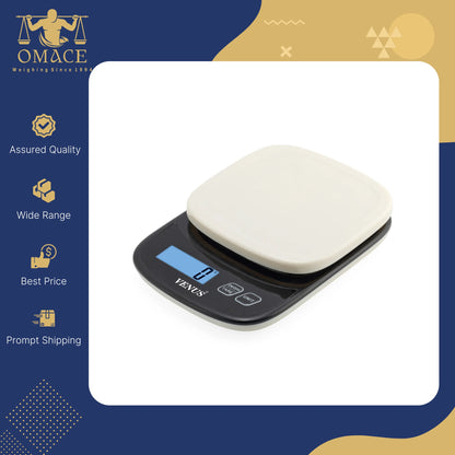 Portable Household Small Digital Electronic Kitchen Measuring Scale AAA Battery Food Weighing Plastic Material HOFFEN Brand