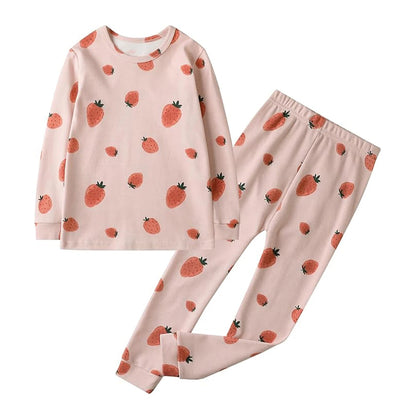 Baby Pajamas for Sleep Quick Dry Anti-Bacterial Breathable Gentle Cotton Printed Clothing Sets for Infants