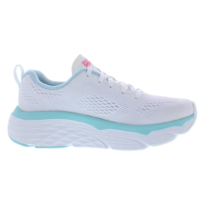 For Max Cushioning Elite Ziva Womens Running Shoes White Blue Pink Model MSS-128551WBLP | 100% Authentic
