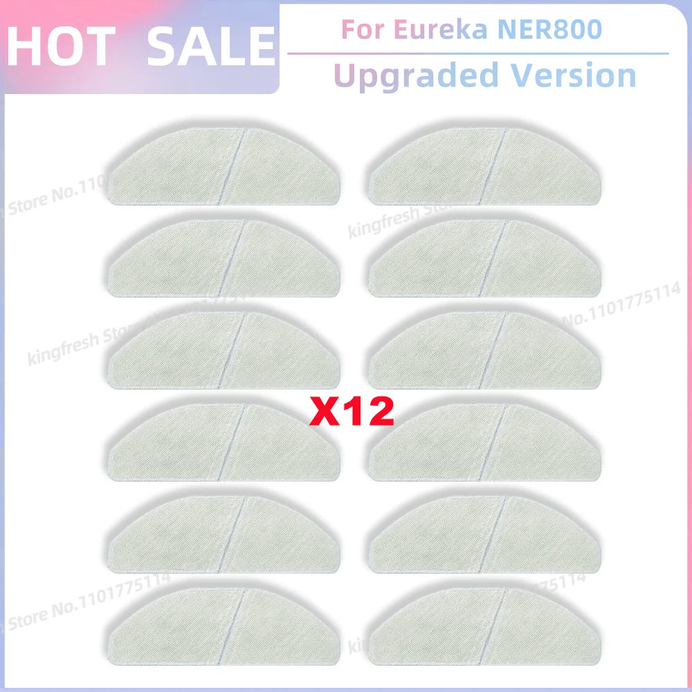 Compatible For Eureka NER800 Robot Vacuum Replacement Parts Main Roller Side Brush Hepa Filter Mop Cloth Accessories