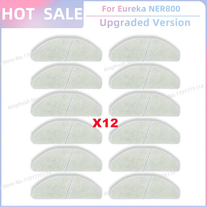 Compatible For Eureka NER800 Robot Vacuum Replacement Parts Main Roller Side Brush Hepa Filter Mop Cloth Accessories