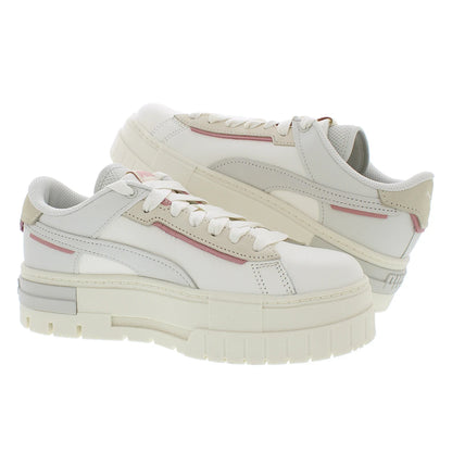 For Women's Casual Premium Sneakers Mayze Crashed Collection Warm White Lighted Design Autumn Season-100% Authentic China Model