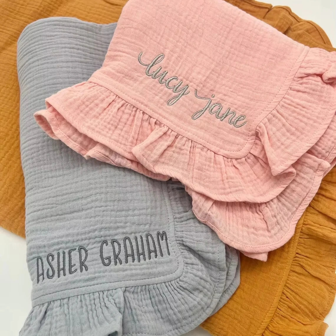 Organic Cotton Woven Double Gauze Muslin Wearable Soft Breathable Anti-Bacteria DIY Fabric Clothing Home Personalized Four