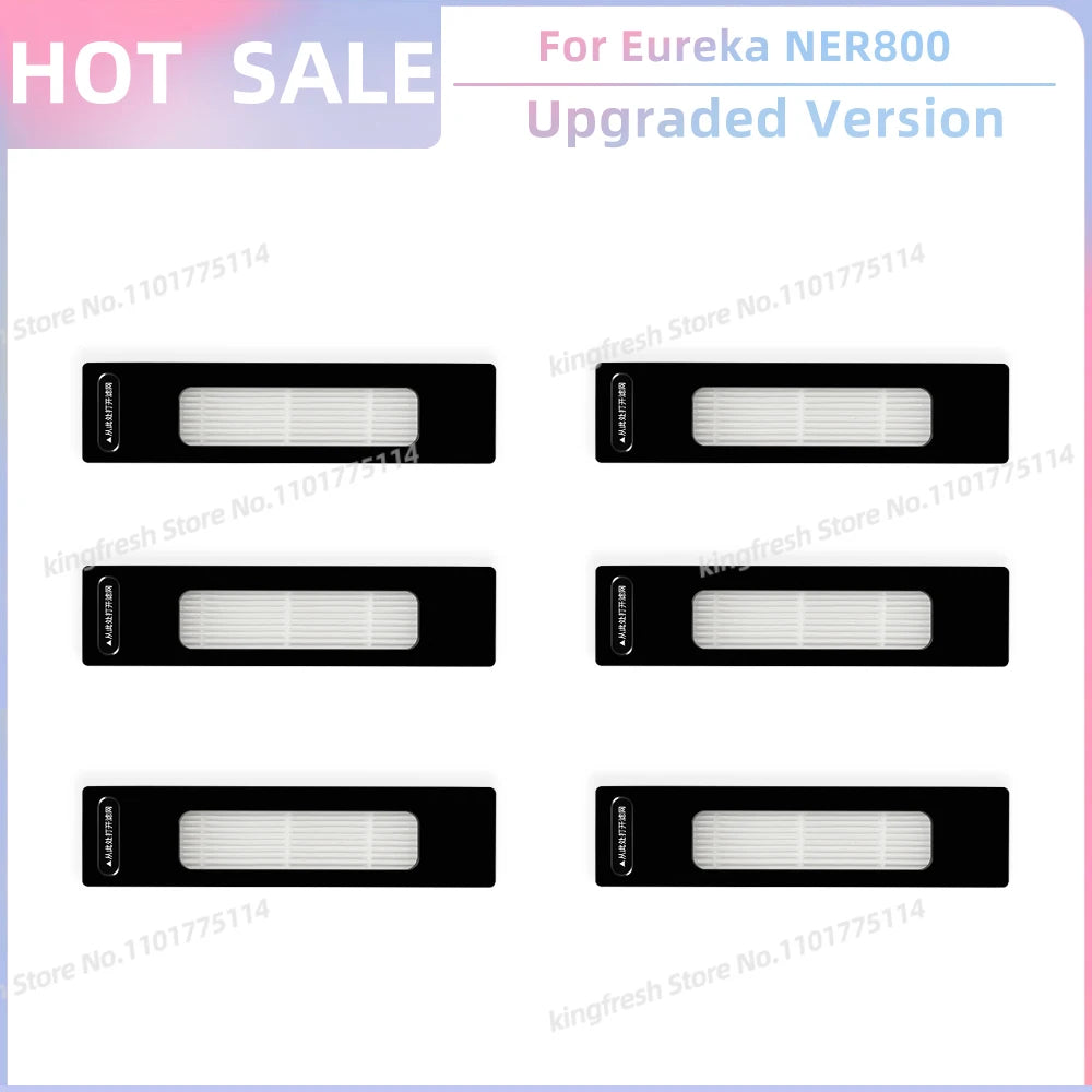 Compatible For Eureka NER800 Robot Vacuum Replacement Parts Main Roller Side Brush Hepa Filter Mop Cloth Accessories