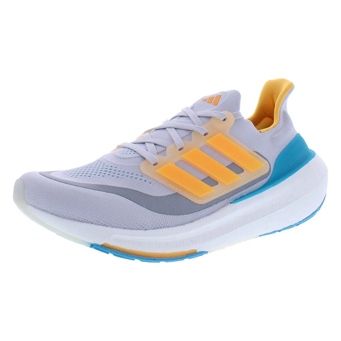 For UltraBoost Light Men's Running Shoes IE1758 China Dash Grey/Flash Orange/Lucid Cyan Color | 100% Authentic