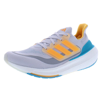 For UltraBoost Light Men's Running Shoes IE1758 China Dash Grey/Flash Orange/Lucid Cyan Color | 100% Authentic