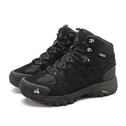 Men's Outdoor Tactical Hiking Shoes Suede Leather Wear-resistant Hunting Trekking Walking Sneakers
