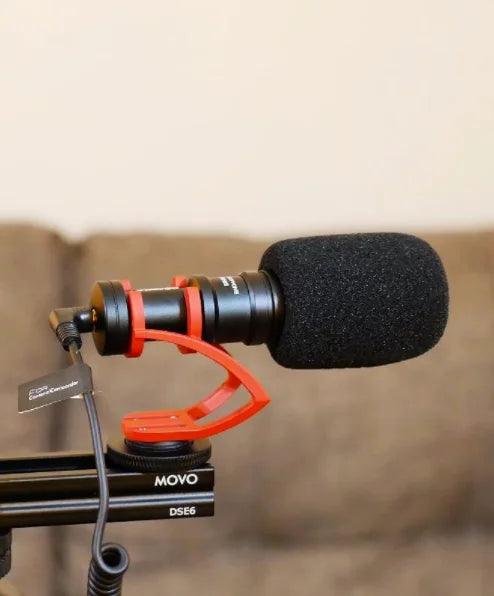 Camera Microphone,COMICA CVM-VM10II Professional Shotgun Microphone with Shock Mount For iPhone,DSLR Camera,Android Smartphones