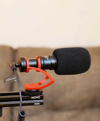 Camera Microphone,COMICA CVM-VM10II Professional Shotgun Microphone with Shock Mount For iPhone,DSLR Camera,Android Smartphones