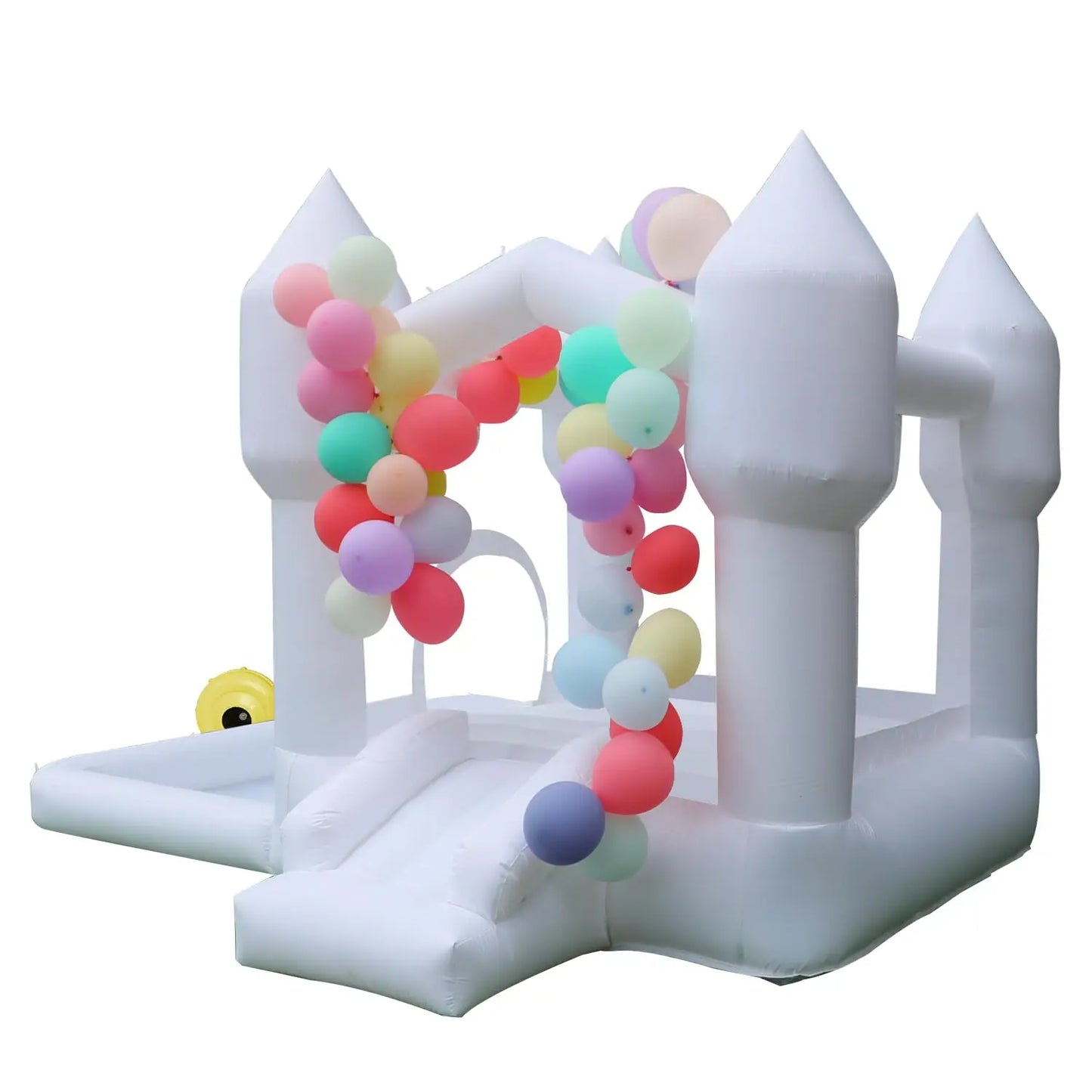 Commercial inflatable white bounce house kids party jumping castle outdoor new outdoor white wedding bouncer castle