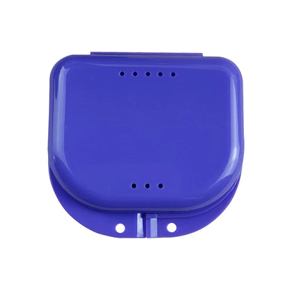 Retainer Case ~ Deep Gumshield Box, Denture Mouthguard Brace Dental Storage Case