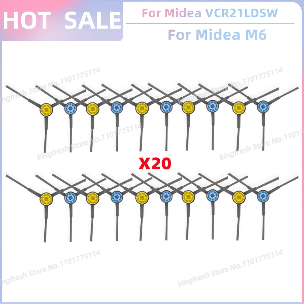 Fit For Midea VCR21LDSW / Midea M6 / Eureka NER600 Robot Vacuum Parts Main Roller Side Brush Hepa Filter Mop Cloth Accessories