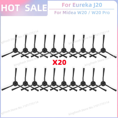 Fit For Eureka J20 / Midea W20 / W20 Pro Robot Vacuum Replacement Parts Main Roller Side Brush Hepa Filter Dust Bag Accessories