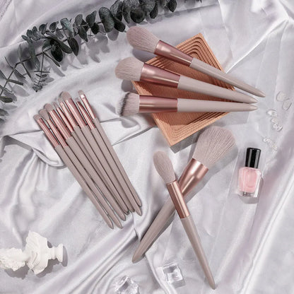 New 13PCS Makeup Brushes Set Super soft detail brush Blush Brush Foundation Concealer Contour Eyeshadow Brush Women Beauty Tools