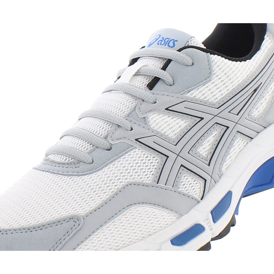 ASICS Men's Gel-Jog MC Custom Sneakers Luxury Tennis Style White/Grey/Blue Summer Spring Autumn. Rubber Mesh Comfortable for