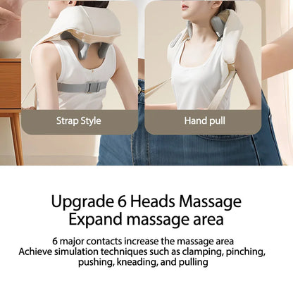Multifunctional Cervical Massager Shoulder Neck Hot Compress Trapezius Muscle Massager