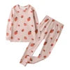 Baby Pajamas for Sleep Quick Dry Anti-Bacterial Breathable Gentle Cotton Printed Clothing Sets for Infants