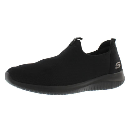 For Ultra Flex-Gracious Touch Women's Retro Sneakers Black Height Increasing Low Walking Shoes with Mesh Lining Made China