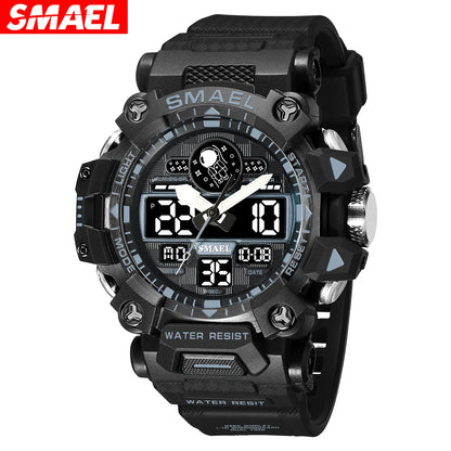 NEW Style SMAEL 8078 Electronic Watches Men's Student Watch Outdoor Sports Luminous Multi-function Quartz Digital Watch Relojes