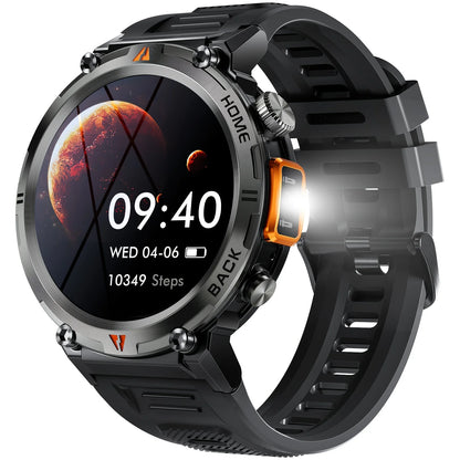 Sports Smart Watch KE3 for Men (Wireless Call Receive/answer), HD Screen Outdoor Rugged Smartwatch, Sports Fitness Tracker Watch