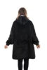 China Factory Oversized Winter Kids Wearable Hoodie Blanket Winter Custom Sherpa Hooded Blanket Kids Wearable Christmas Blanket