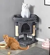 Hot Sale 23.5 Inches Cat Tree Tower Dark Gray Condo Sisal-Covered Scratching Posts Furniture for Pet Activity Cat House