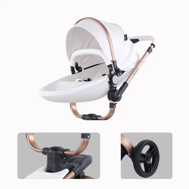 Factory Price Luxury 3-in-1 Travel System Stroller Pushchair Baby Carriage