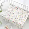 Low Price in Stock 2 Layer Bamboo Cotton Baby Muslin Dream Blanket 47*47 High Quality 100% Cotton Swaddle Muslin Blanket