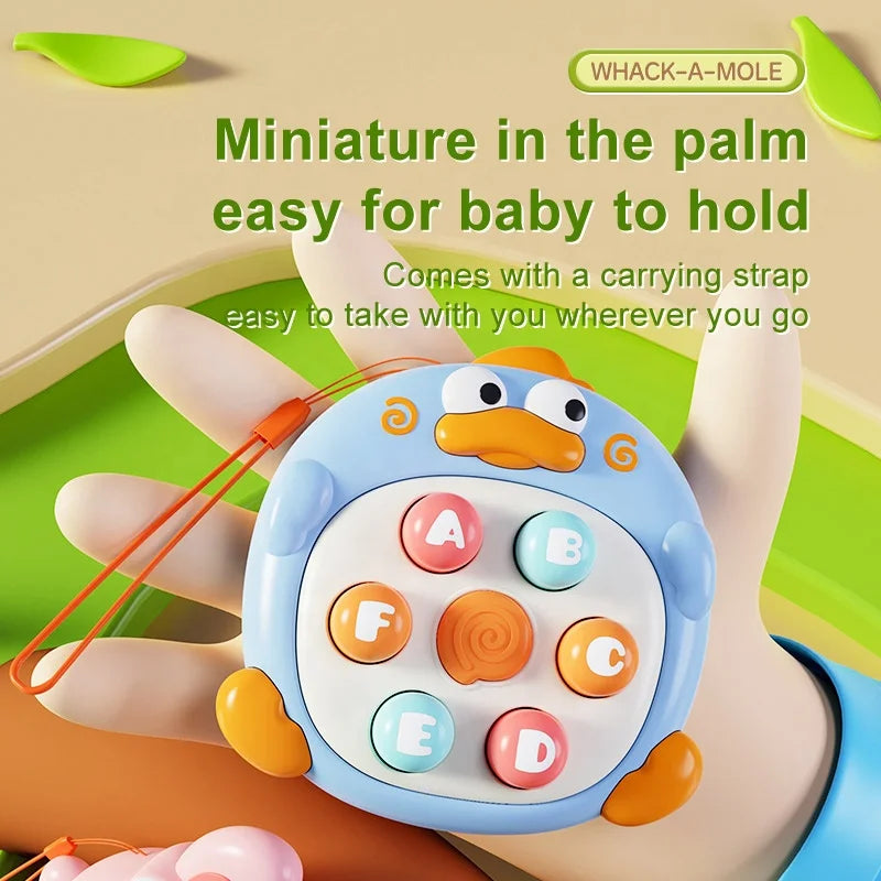 Duck in the Palm Whack-a-mole Decompression Toy Baby Puzzle Fun Press Press Baby Mini Cute Interactive Puzzle Machine
