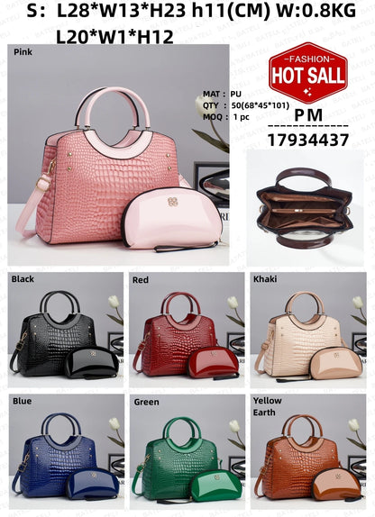 Bags Women Handbags Ladies Trendy Products Pu Leather Handbag Set for Lady Tote Bag