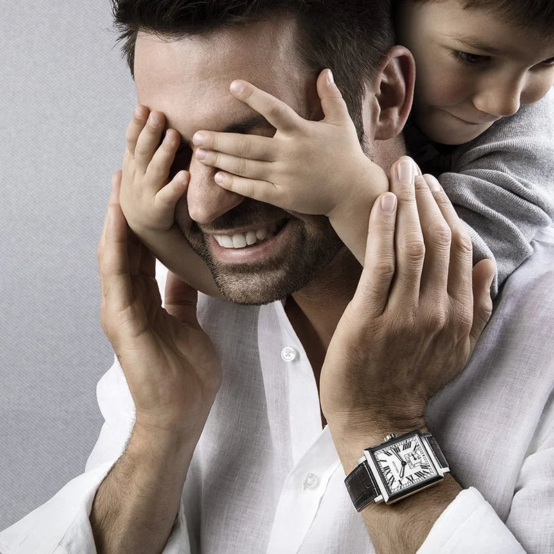 AGELOCER Original Codex Watch Men's Luxury square Business Formal Automatic Mechanical Watch Birthday Gift for Men