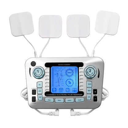 Tens Massager Ems Muscle Stimulator Acupuncture Electrical Pads Pulse Low Frequency Physiotherapy Slimming Machine Health Care