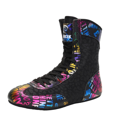 Professional Sports Active Boxing Shoes for Men-Winter/Spring/Summer Use Fitness Bodybuilding Gym