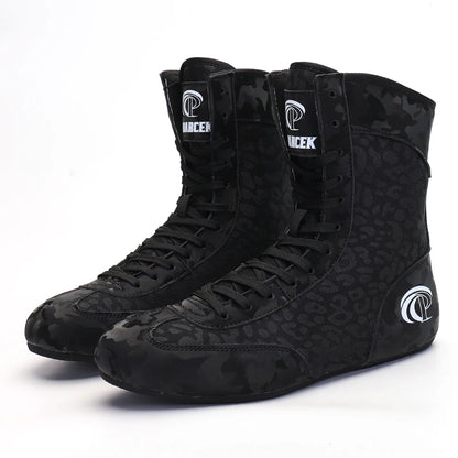 Professional Sports Active Boxing Shoes for Men-Winter/Spring/Summer Use Fitness Bodybuilding Gym