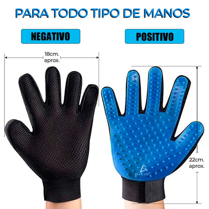 Silicone Pet Grooming Gloves Dog & Horse Cleaning, Bathing, Massage & Hair Removal Brush