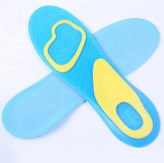 Active Anti-shock TPE Sport Running Gel Insole Plantar Fasciitis Full Length Shoe Insole